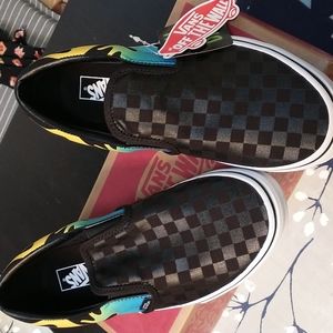 Vans classic slip-on Glow Flame
